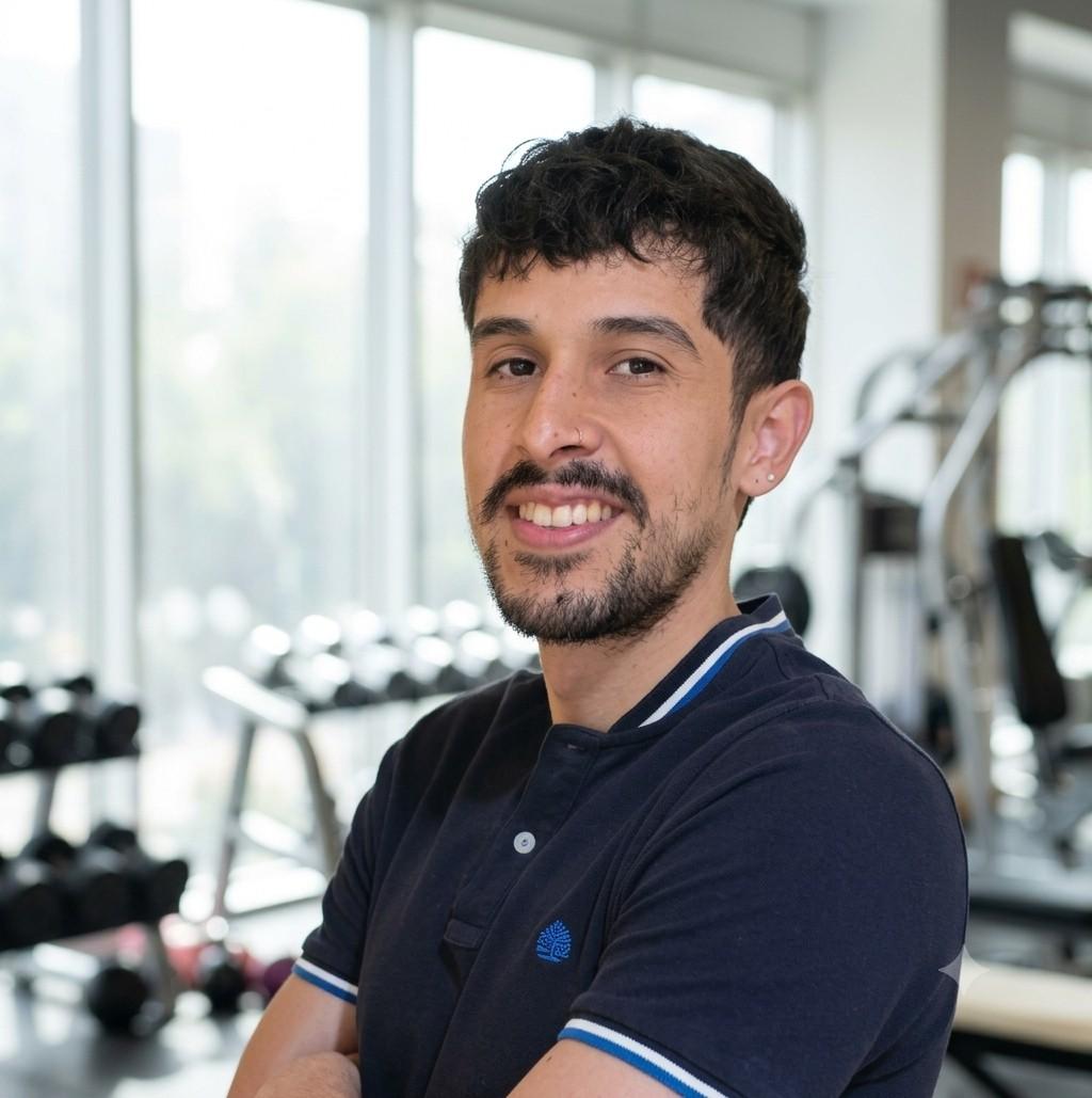 Retrato de Joshy Sánchez, entrenador personal
